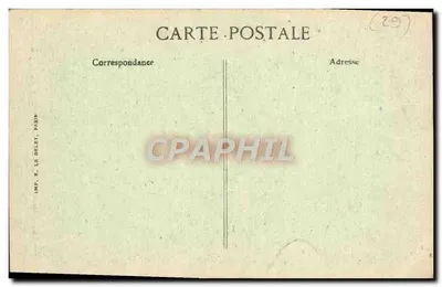 Costumes Bretons — Vieux Costume de 1830 — Pont-Aven — Éditeur : P.D. — Verso
