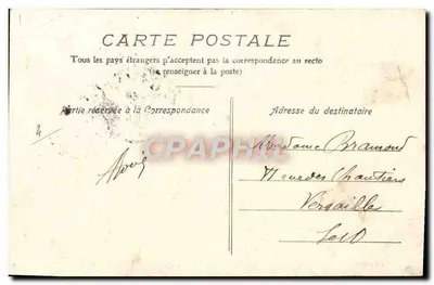 Narbonne — Tribunal e Posto — Edição Fermin — Verso