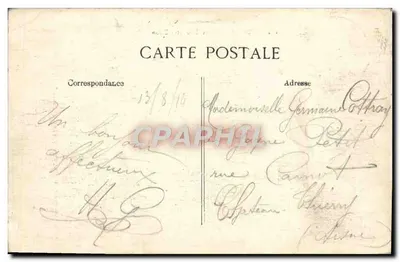 Reims — Place Drouet-d'Erlon — Éditeur B.D. n°182 — Achterkant
