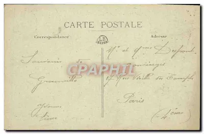 Granville — A Praia — J. Pool, fot. — n° 127 — Verso