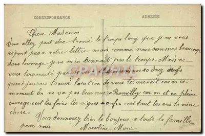 Conflans-Sainte-Honorine — Panorama perto do Castelo — Editor Labeille, Paris, n°21 — Verso