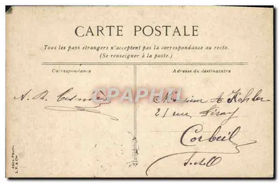 A estrada de Suresne pela manhã — DE BOULOGNE — editor AQUA-PROTHO — Verso