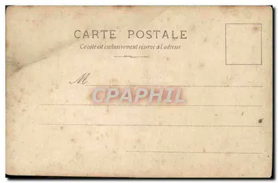 Bust Roquet de la Ville w Arvel — sztuczna figura oferująca kwiaty — wydawca nieznany — Rewers
