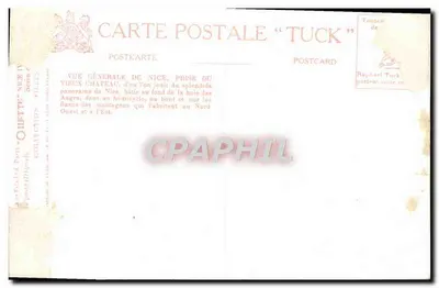 Ogólny widok Nicei z Zamku — Oilette — seria IV — Rewers
