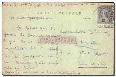 Paryż - Val de Grace — wydawca A. P., nr 283 — Rewers