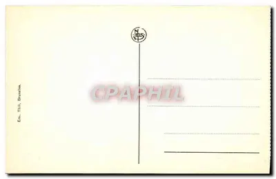 Sala dos Fetiches - Museu do Congo Belga — Ern. Thill, Bruxelas — Verso
