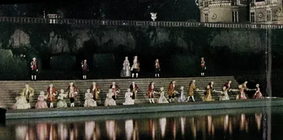 Château du Lude (Sarthe) — spectacle historique avec 250 personnages costumés — éditeur MÉTIVIER, Le Mans