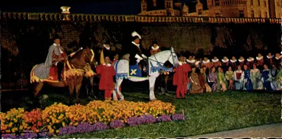 Castelo de Lude (Sarthe) — Henrique IV recebendo o homenagem dos senhores — Foto Bachino