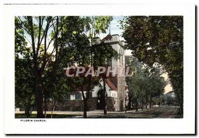 Kwatera strzelnicza — czerwony budynek z wieżami i amerykańskimi flagami — numer seryjny nie widoczny — Rewers