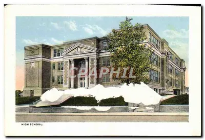 County Street, Looking West, Opposite Capron Park — éditeur non visible — Verso