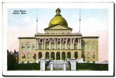 Monument Bunker Hill — Charlestown, Mass. — wydawca nie widoczny — Rewers