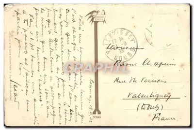 Mulher à fonte — Meu belo país — Incavo-Gravure V. Brunner & Co. S.A. n°2393 — Verso