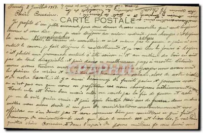 Kościół w Tracy-le-Val (Oise) — ruiny po wojnie — Phot-Express, Visé Paryż, nr 1764 — Rewers
