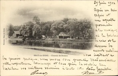 Bray-sur-Seine — Estaleiro de Navios — Simonet, Bray-sur-Seine