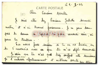 Besançon-les-Bains — Promenade Micaud — editor: Imp. Edithouse, n° 2545 — Verso