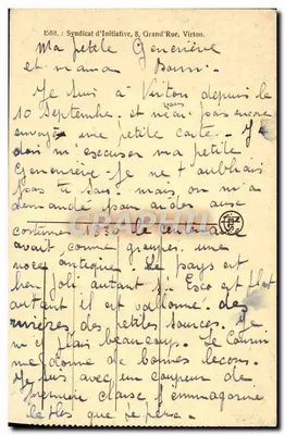 Virton — A arco do Santo Laurent — editor HJS — Verso