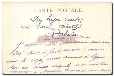 Place des Jacobins — Lyon — Lyon Illustré, n°143 — Rewers