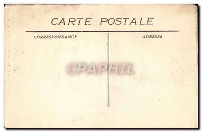 Stara pocztówka Pau — Kradle Henri IV — Rewers