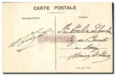 Paris - A Ópera — C.M. n°31 — Verso