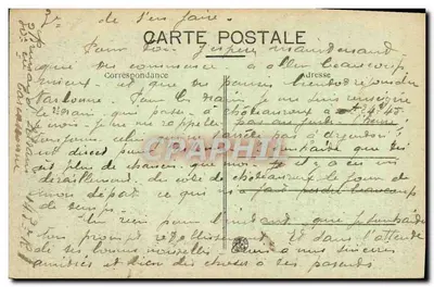 Carcassonne — Torre dell'Evêque — Edizione J. L. — Verso