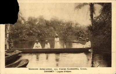 Dahomey — Lagoa de Adjara — Missões Africanas, 150, Avenida Gambetta, Lyon