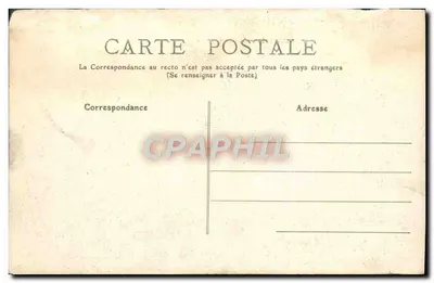 Cauterets — Le Lac de Gaube — éditeur imprimeur non visible — Verso