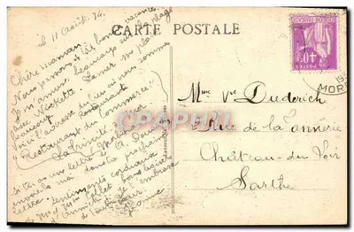 La Trinité-sur-Mer — O Ponte de Kérispert — n° 3842 — Verso