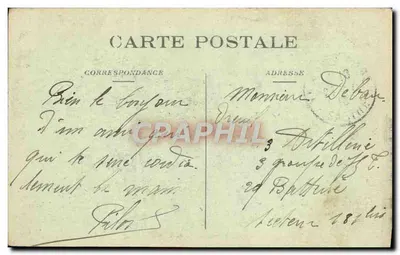 Le Mans — Katedra — Styl gotycki, chórzek XIII wieku, wysokość wieży: 66 metrów — Fot. A. Dolbeau, Le Mans — Rewers