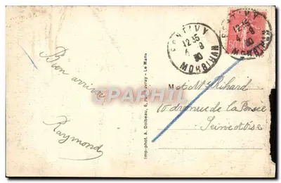 De Alpen Mancelles — Vallei en Berg van Narbonne — St-LÉONARD-des-BOIS (Sarthe) — Imp. A. Dolbeau, Le Mans — Achterkant