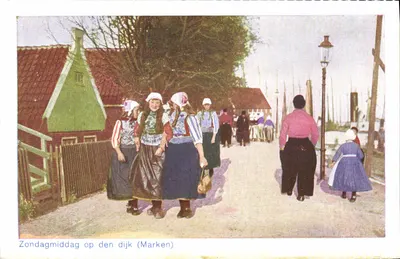 Zondagmiddag op den dijk (Marken) — D.B.M. 57