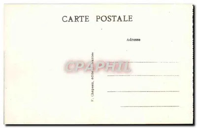 S. PORNIC (Loire-Inf.) — O Castelo — F. Chapeau, editor Nantes — Verso