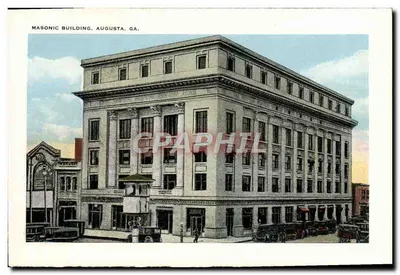 Edifício Maçônico, Augusta, GA. — Editor não visível, número de série não visível