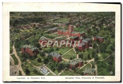 Vista aérea — Universidade do Tennessee — Thompson Bros. — Verso