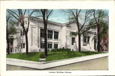 Biblioteca Lawson McGhee — vista externa — editor desconhecido, número de série não visível