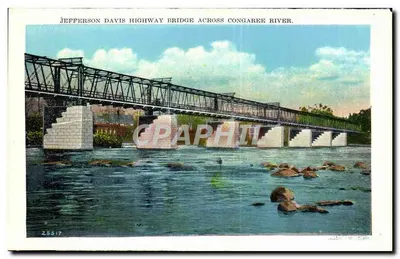 Budynek biblioteki, Uniwersytet Karoliny Południowej — wydawca nieznany, numer serii 25511 — Rewers