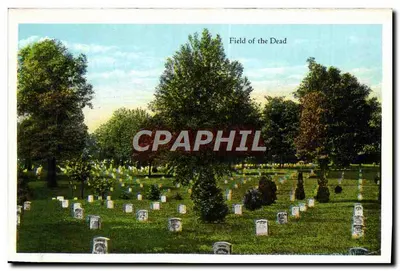 Portão McCLELLAN — Portão Ord e Weitzel — Campo dos Mortos — Cemitério Nacional de Arlington — Verso