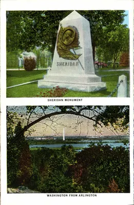 Monumento de Sheridan — Arlington — Editor não visível
