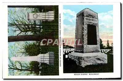 Tumbas de George Washington Custis e de sua esposa — Monumento dos Rough Riders — Casa Custis-Lee
