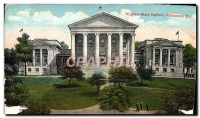 Igreja Velha de St. John — Discurso famoso de Patrick Henry — Gray Line Motor Tours, Richmond, VA — Verso