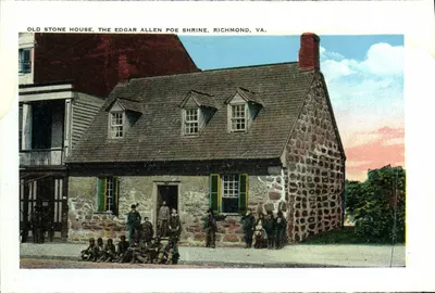 Old Stone House, The Edgar Allen Poe Shrine, Richmond, VA. — éditeur non visible sur la carte