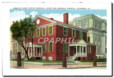 John Marshall High School — Marshall and Eighth Streets — Richmond, VA — Verso