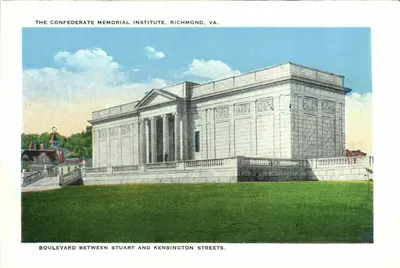 O Instituto Memorial Confederado — Richmond, VA — editor não visível