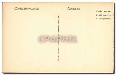 Auvergne — A Bourrée — ND — Verso