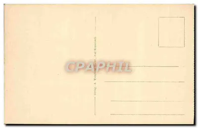 Radium-Solbad Kreuznach — Parte no Salinental — Verlag A. Wendling, Kreuznach — Verso