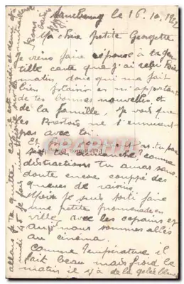 Soldado e jovem mulher — cena afetuosa — REX 1445 — Verso