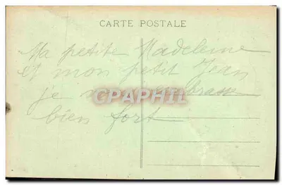 Chasse à Courre en FORÊT DE FONTAINEBLEAU — La Sortie du Chenil pour la Chasse — éditeur imprimeur non visible — Verso
