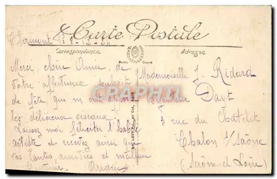 Clermont-Ferrand — Ogólny widok z Montjufet — LL. — Sélecta, n° 216 — Rewers