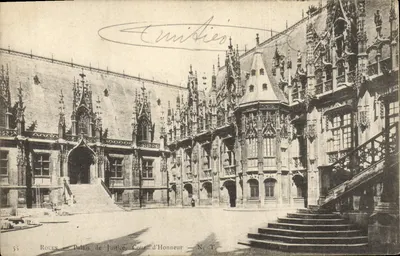 Rocen — Palais de Justice, Cour d'Honneur — Édition N. T.
