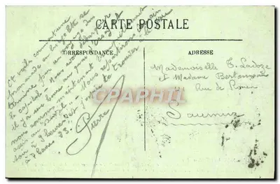 Chenonceaux (Loire-et-Loire) — Zamek (strona północna) — wydawca nieznany, n° 10 — Rewers