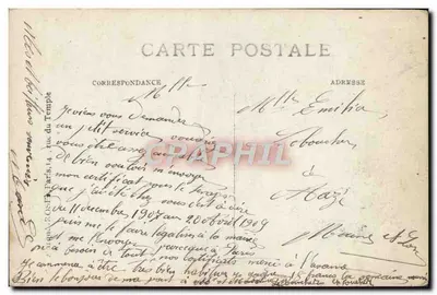Parigi — La facciata dell'Hôtel-de-Ville — Editore sconosciuto, n° 10 — Verso